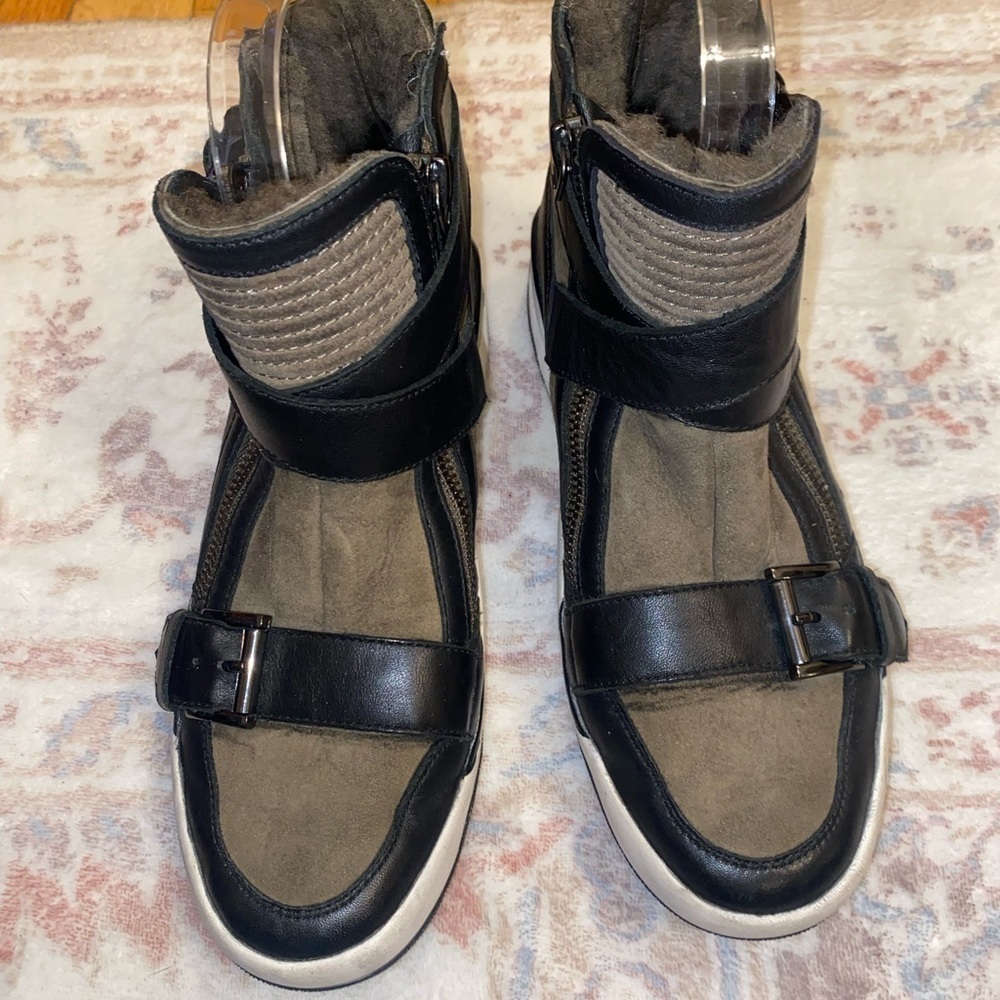 Ash Leather Buckle Sneakers - Picture 6 of 9